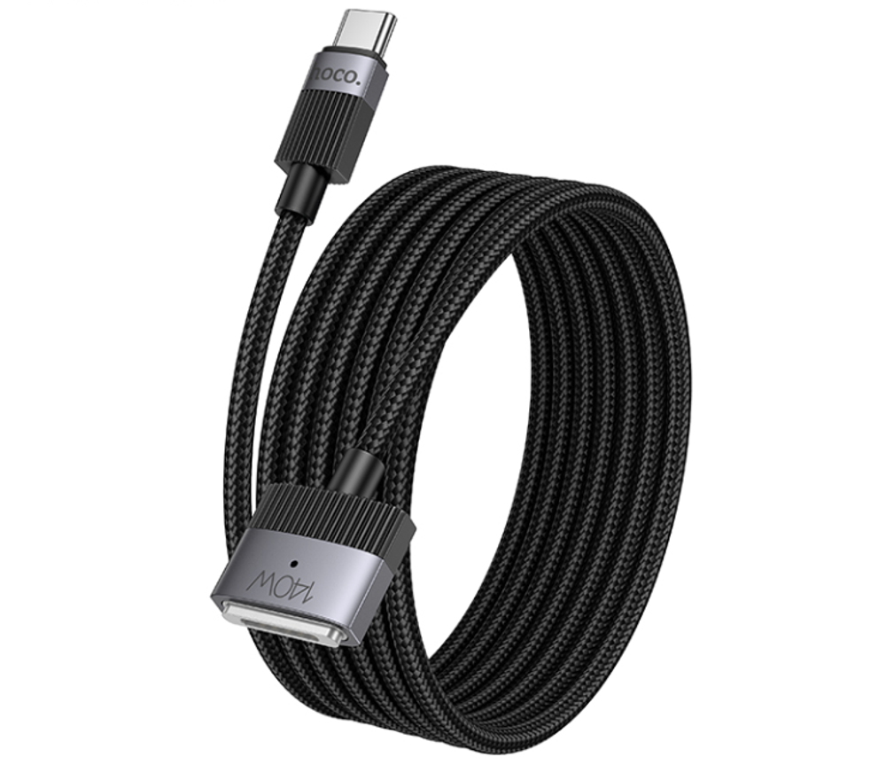 Usb Кабель-зарядка Hoco U141 Type-C на MAG3 140W 1.8м черный