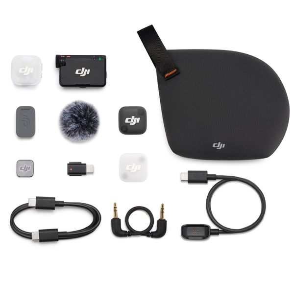 Беспроводной петличный микрофон DJI Mic Mini 2 (1 TX + 1 RX), Черный | Black