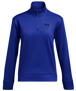 Женская теннисная толстовка Under Armour Women's Armour Fleece QZ - blue