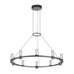 7143/70L HIGHTECH ODL26 513 светильник темный никель/акрилл/металл IP20 LED 60W 3830Лм 3000K 180° 220V DEFANCE
