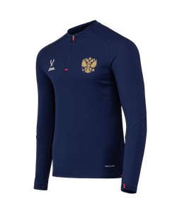 Джемпер тренировочный NATIONAL PerFormDRY Training Zip Top, темно-синий