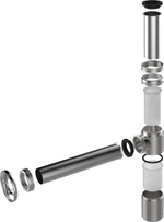 Сифон д/умыв. 1 1/4"х32 МS1020-10 металлич. AQUANT
