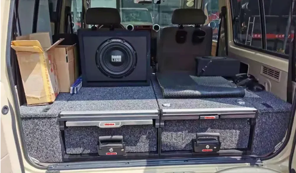 Системы выдвижных ящиков для кухни в Land Cruiser 71 (LC 71) от Forza Performance Тойота Крузак Крузер