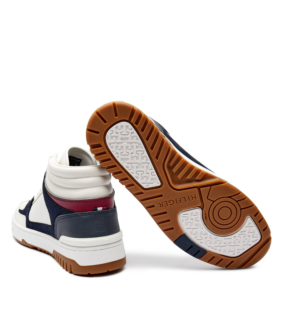 Кожаные кроссовки Tommy Hilfiger - белый(FM0FM05210)