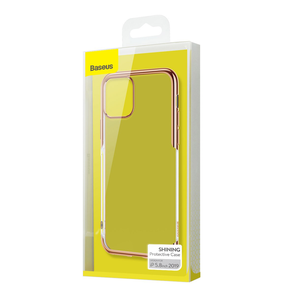 Чехол для Apple iPhone 11 Pro Baseus Shining Protective Case - Gold