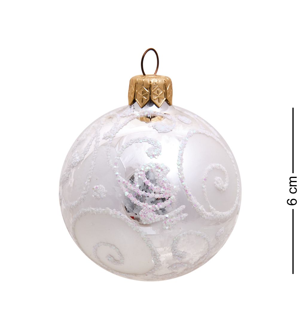 Элита НФШ-1253 Набор ел.украшений Шар 4шт «Зимняя карусель» 60 мм