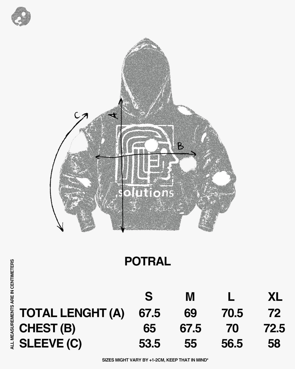 PORTAL waffle hoodie