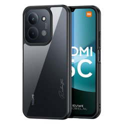 Чехол прозрачный с черными мягкими рамками для Xiaomi Redmi 15C и Poco C85, серия Aimo Series Case от Dux Ducis