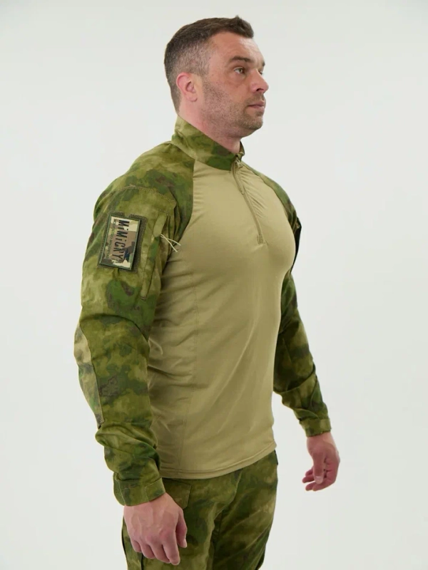 Рубашка тактическая боевая ТРОПИК ПРОФИ Кулмакс / рипстоп смесовый (PES65*COT35%), расцветка МУЛЬТИКАМ, мужская, MIMICRYA