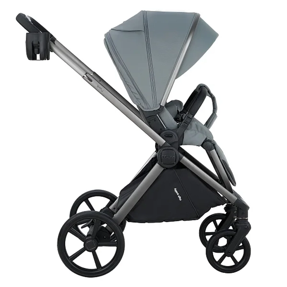 Коляска 2 в 1 Pituso Teffy Blue Tea шасси Graphite