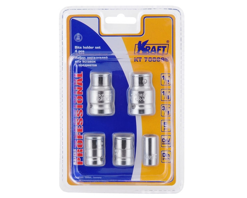 Адаптер для бит магнитный (комплект) Kraft 1/2, 3/8, 1/4