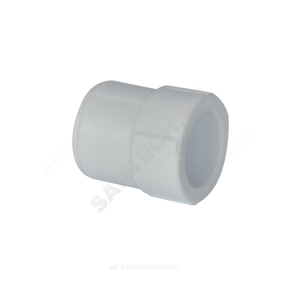 Муфта PP-R переходная белая Дн 40х25 внутр/наруж пайка PRO VALFEX 10004025-PRO