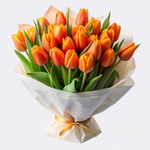 Букет из тюльпанов "Orange Colors"