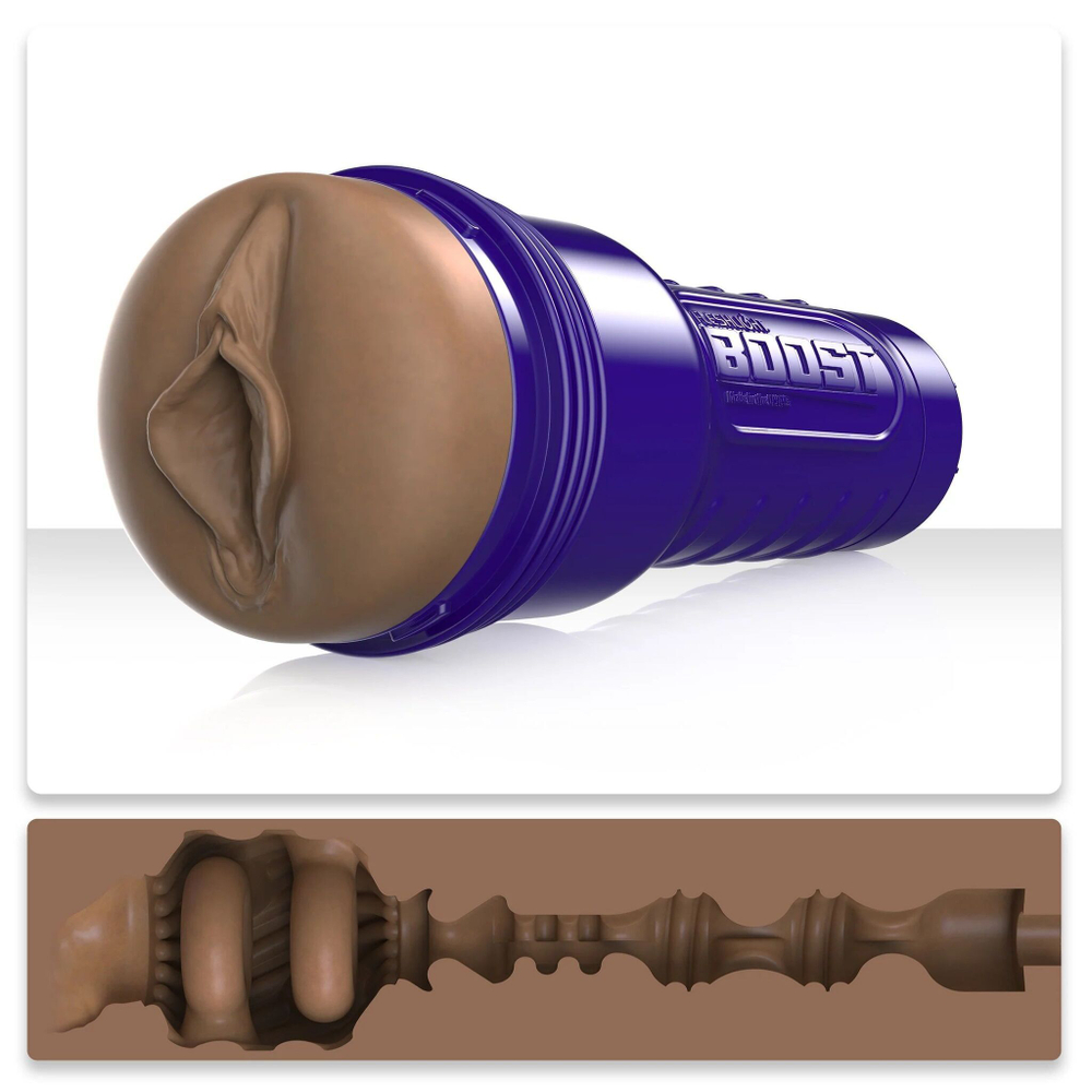 Мастурбатор-вагина Fleshlight Boost Bang (Цвет: телесный)