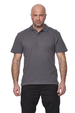Футболка 7.62 поло Mini Logo T-Shirt(Мини лого) (хлопок, серый) 7PO-01GR
