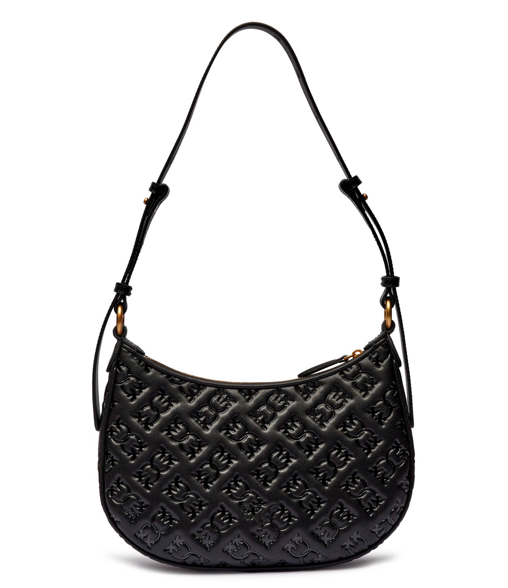 Кожаная сумка хобо HALF MOON MINI Pinko - черный(102790 A1YB)