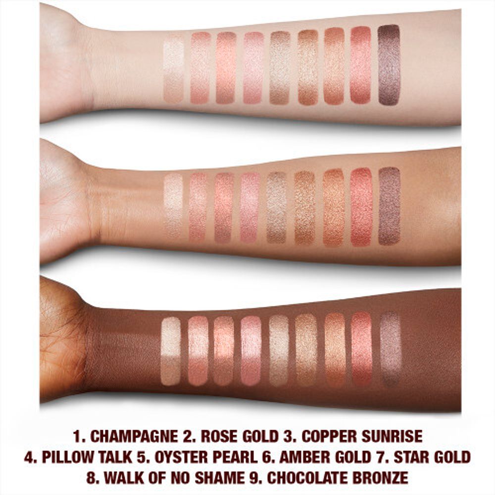 Кремовые тени Charlotte Tilbury Eyes to Mesmerise Rose Gold