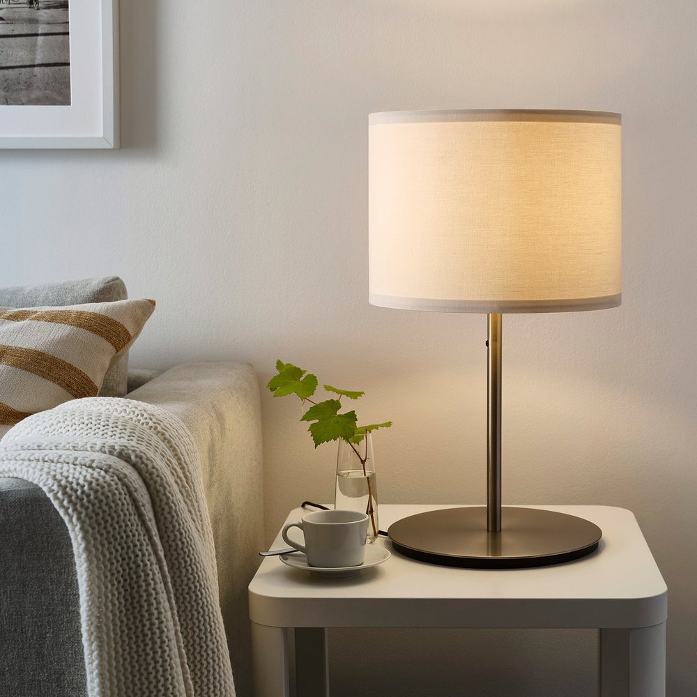 IKEA RINGSTA  (ИКЕА РИНГСТА)  -  Плафон — белый 33 см
