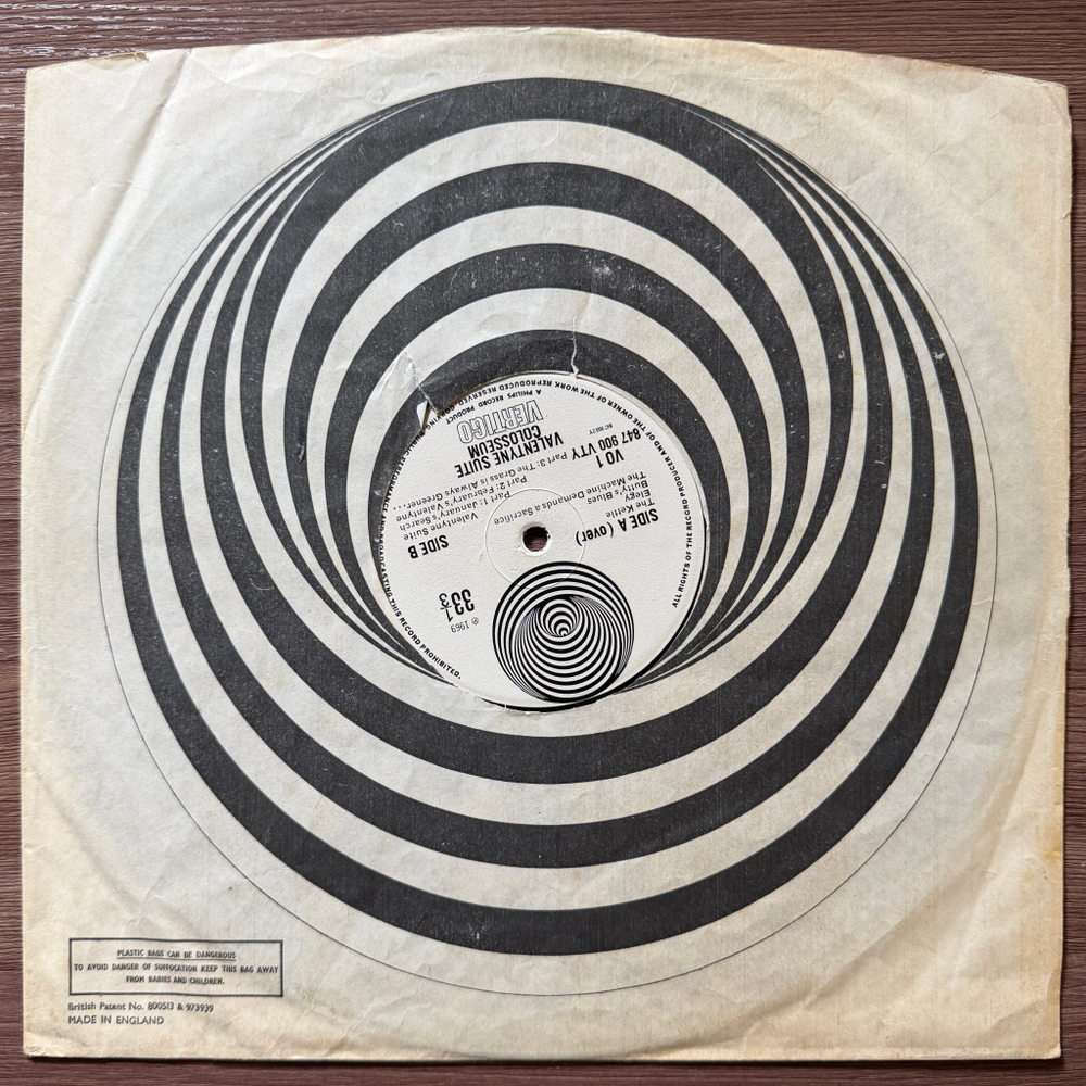 Colosseum ‎– Valentyne Suite (Англия 1969г.)