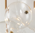 Pendant design lamp   Bolle by Giopato & Coombes (3 lampshade ,  прямоугольное mount)