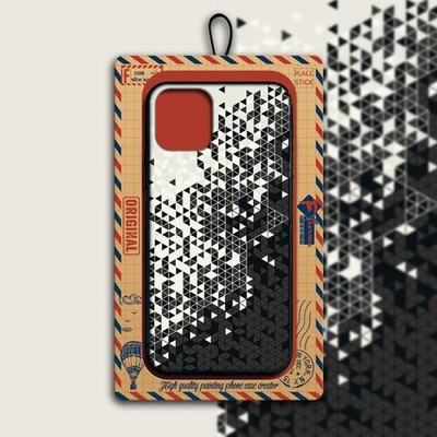 Чехол ТПУ Florme Геометрия для iPhone 12, 011756
