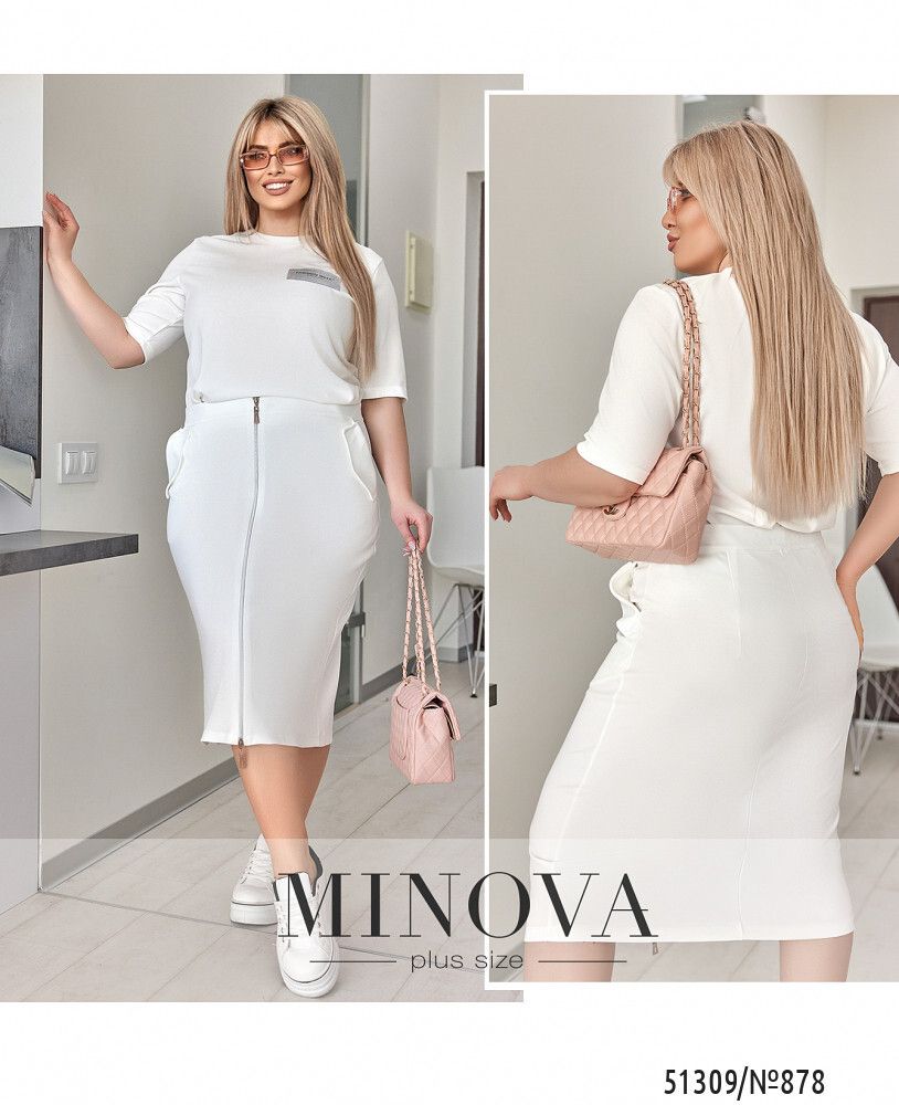 Костюм 878-белый Minova