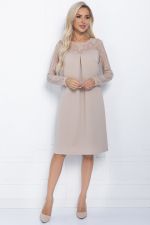 Платье Кружевная нежность (бежевое) П11397 LT Collection (Акция)