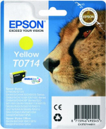 Epson Cheetah T0714 Подлинный Желтый 1 шт C13T07144011