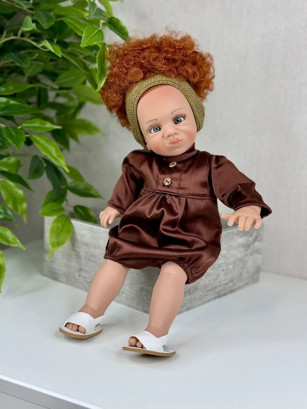 Кукла для девочки мягконабивная 38см Гестито (12038A)
