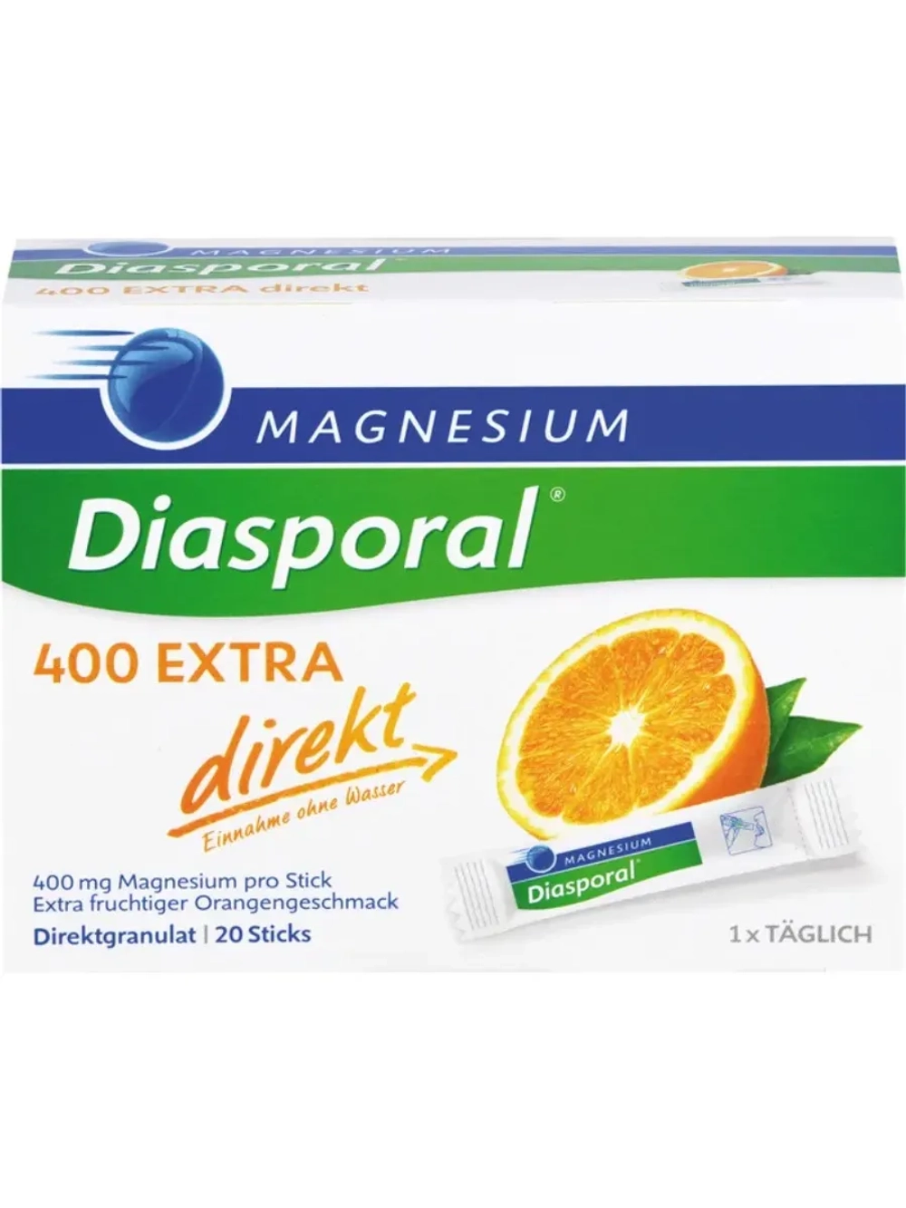 Diasporal магний EXTRA direkt, Диаспорал, 20 стиков