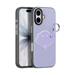 Чехол фиолетового цвета (Shell Edition) для iPhone 17, серия Luvy Series Case (со съемным ремешком) от Dux Ducis