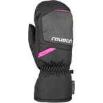 Варежки горнолыжные REUSCH Bennet R-Tex Xt Junior Mitten Black/Black Melange/Pink Glo (inch (дюйм):6)