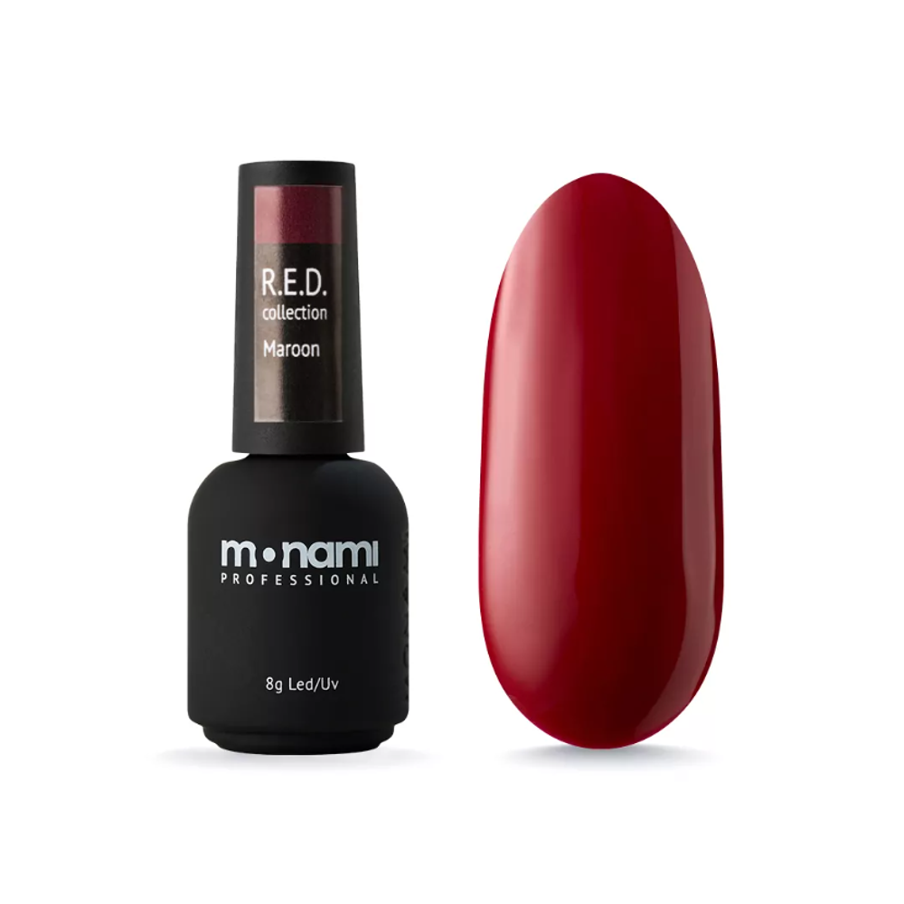 Monami R.E.D гель-лак Maroon, 8мл