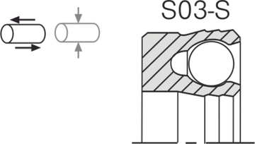 Уплотнение штока S03S 62x72x8.4 Aksios