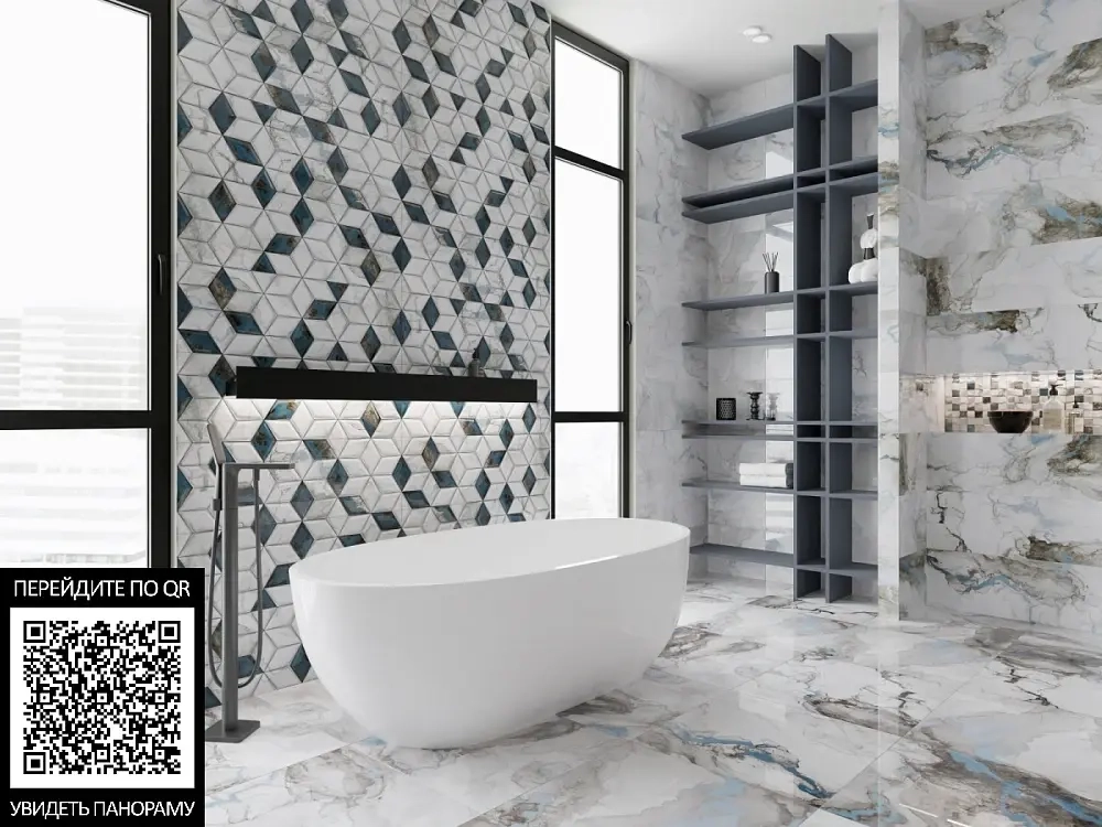 Декор настенный Primavera Tiziana Aqua Decor 04 30x90 см (DG05-04)