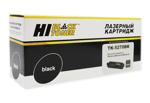TK-5270Bk Тонер-картридж с чипом чёрный (Hi-Black)