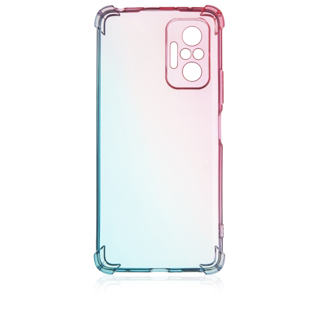 Чехол ROSCO для Xiaomi Redmi Note 10 Pro оптом (арт. XM-RN10P-HARD-TPU-PINK-BLUE)