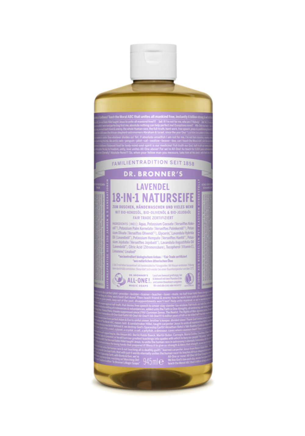 Натуральное мыло 18 в 1 с лавандой Dr. Bronner’s, 945 мл