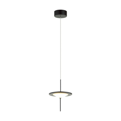 5012/10L L-VISION ODL23 389 черный/белый матовый металл/акрил Подвес LED 10W 3000K STEKA