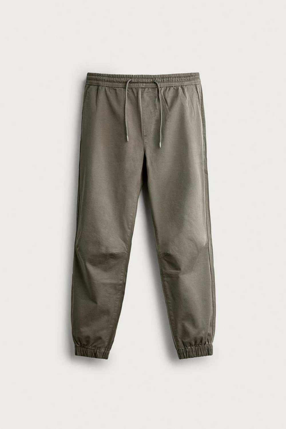 ZARA ЗАУЖЕННЫЕ БРЮКИ-ДЖОГГЕРЫ, ХАКИ