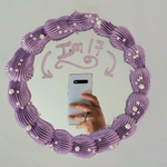 Топпер  "Зеркало" для Selfie cake Диаметр 10см