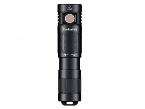 Фонарь FENIX Мод. E09R черный (600лм-124м)(светодиод: Luminus SST20)(45г)