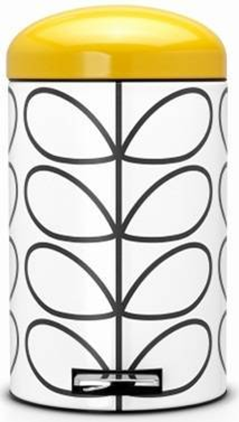 Ведро Brabantia Orla Kiely 12л кремовое