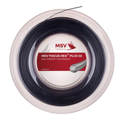 Теннисные струны MSV Focus Hex Plus 38 (200 m) - черный