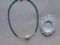 Boyunbağı / Колье / Necklace Sadə kristal muncuqdan hazırlanmış boyunbağı