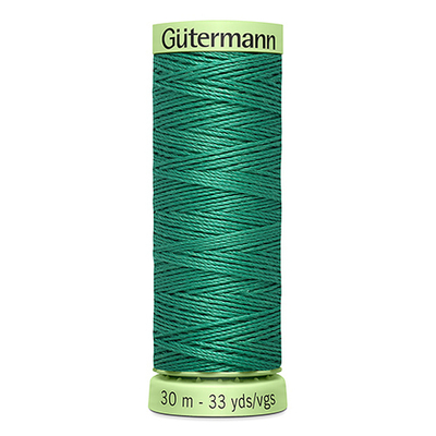 Нить Top Stitch 30/30 м для декоративной отстрочки, Gutermann, 925 изумрудный