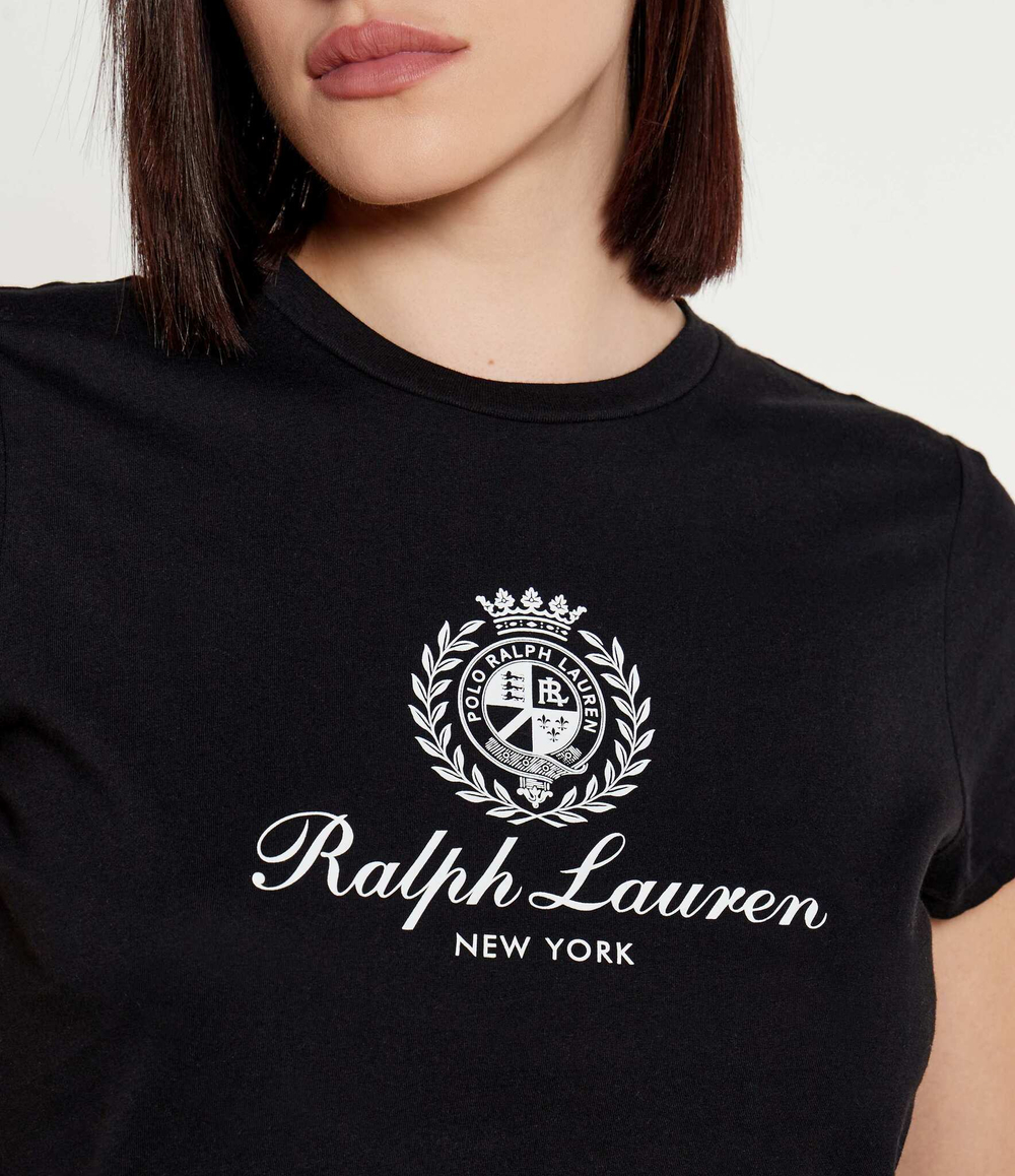 Футболка Print Shop POLO RALPH LAUREN - черный(211952901)
