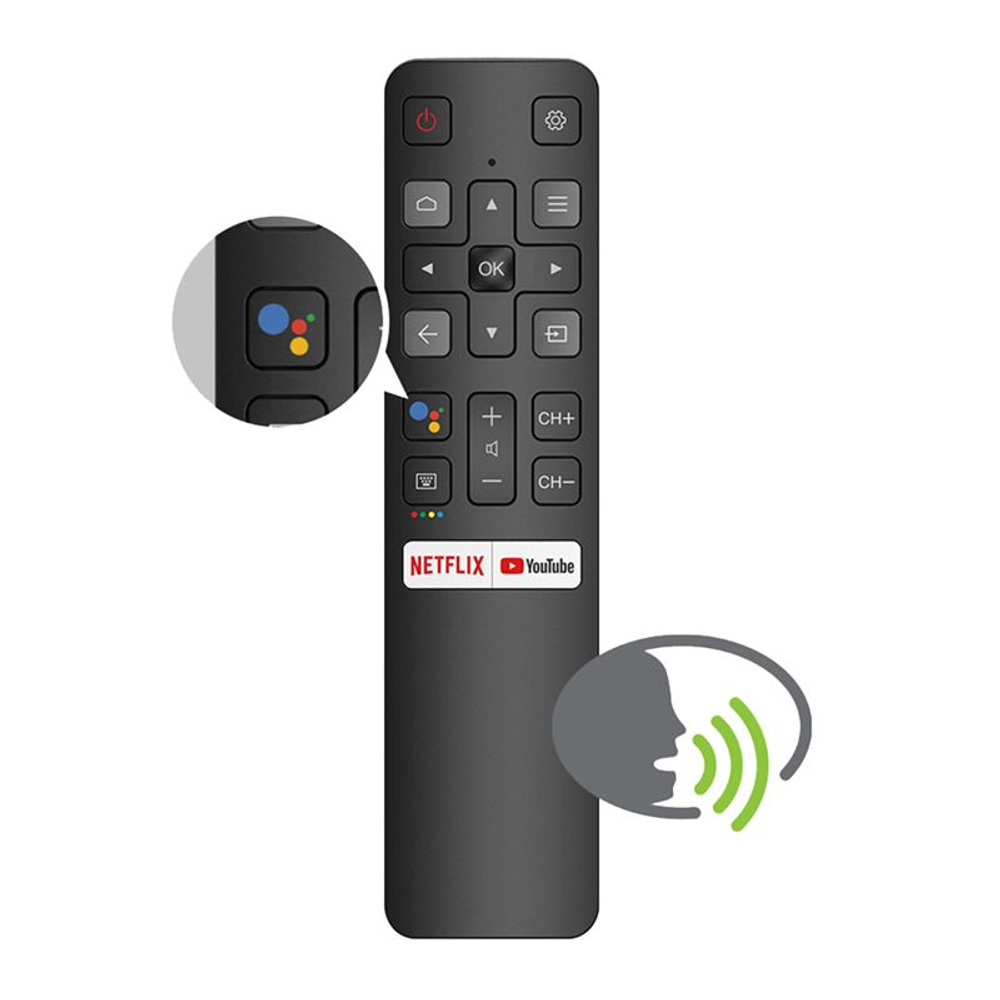 RC802V FNR1 Голосовой пульт дистанционного управления для TCL-4K Smart TV