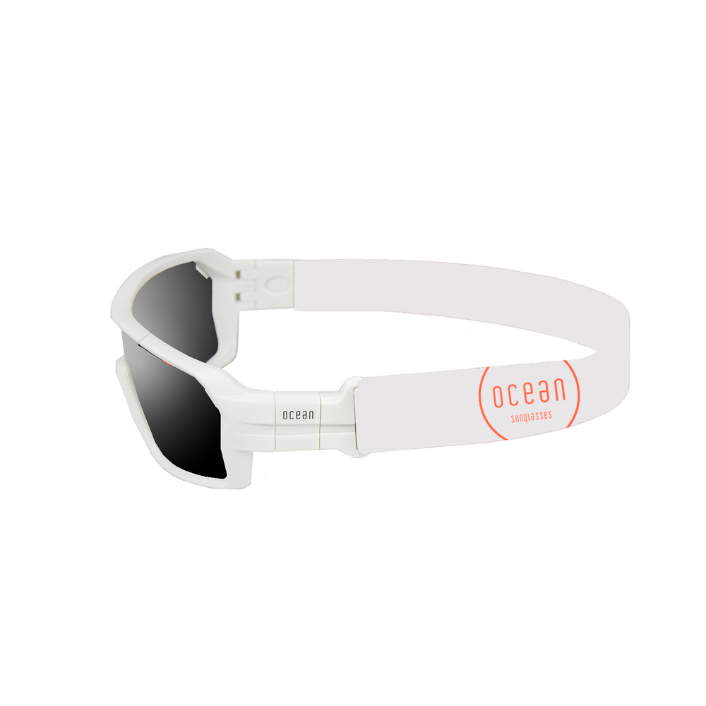 Спортивные очки с диоптриями OCEAN Chameleon Matt White / Grey Polarized lenses