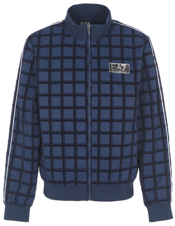 Мужская теннисная куртка EA7 Man Woven Bomber Jacket - небесный